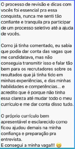 Depoimento Recolocação3